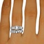 The Sahiba Matched Set, smallzoomed in top view on a hand