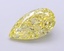 5.02 Ct. Fancy Vivid  Yellow Pear Lab Grown Diamond