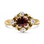 Victorian Garnet Vintage Ring