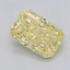 1.05 Ct. Fancy Intense  Yellow Radiant Lab Grown Diamond