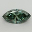 3.04 Ct. Fancy Vivid Pacific Green Marquise Lab Grown Diamond