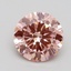 2.01 Ct. Fancy Intense Pink Round Lab Grown Diamond