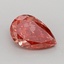 1.09 Ct. Fancy Vivid  Pink Pear Lab Grown Diamond