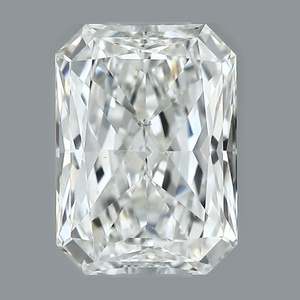 Radiant diamond — real photo