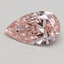 1.5 Ct. Fancy Intense Pink Pear Lab Grown Diamond