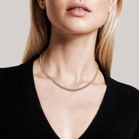 18 in. Perfect Three-Prong Lab Diamond Tennis Necklace (7 ct. tw.)