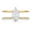 Custom Double Band Pavé Diamond Ring