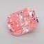 1.21 Ct. Fancy Vivid Pink Radiant Lab Grown Diamond