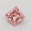 1.82 Ct. Fancy Vivid Pink Princess Lab Grown Diamond