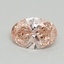 0.52 Ct. Fancy Vivid Pink Oval Lab Grown Diamond