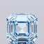 1.02 Ct. Fancy Intense Blue Asscher Lab Grown Diamond
