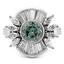 Retro Diamond Cocktail Ring