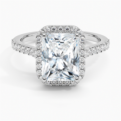 Adorned Odessa Halo Diamond Ring - Brilliant Earth