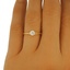 The Constantina Ring, smalltop view on a hand