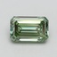 1.52 Ct. Fancy Vivid Green Emerald Lab Grown Diamond