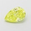 1.09 Ct. Fancy Vivid Yellow Pear Lab Grown Diamond