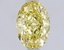 1.09 Ct. Fancy Intense  Yellow Oval Lab Grown Diamond