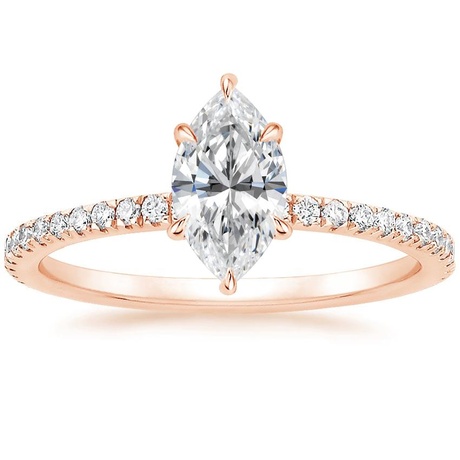 14K Rose Gold Luxe Viviana Diamond Bridal Set (1/2 ct. tw.)