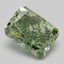 2.94 Ct. Fancy Vivid  Green Radiant Lab Grown Diamond