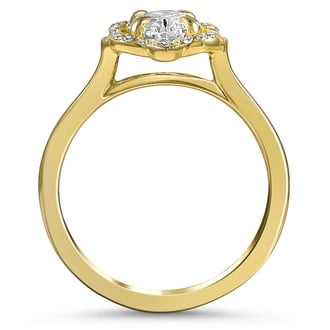 Custom Royal Halo Diamond Ring