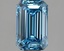 2.02 Ct. Fancy Vivid Blue Emerald Lab Grown Diamond