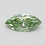 1.06 Ct. Fancy Vivid Green Marquise Lab Grown Diamond