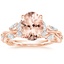 14K Rose Gold Secret Garden Diamond Ring (1/2 ct. tw.), smalltop view