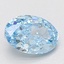1.53 Ct. Fancy Vivid Blue Oval Lab Grown Diamond