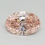 1.82 Ct. Fancy Vivid Pink Oval Lab Grown Diamond