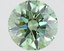 2.08 Ct. Fancy Vivid Green Round Lab Grown Diamond