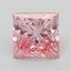 2.11 Ct. Fancy Intense Pink Princess Lab Grown Diamond