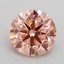 2.00 Ct. Fancy Intense Pink Round Lab Grown Diamond