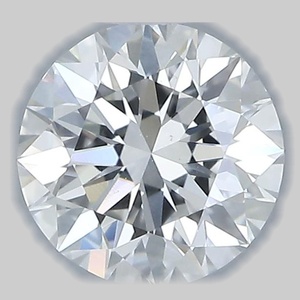 Round diamond — real photo