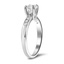 The Ludlow Ring, smalltop view on a hand