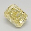 1.20 Ct. Fancy Vivid Yellow Radiant Lab Grown Diamond