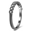 The Letisha Ring, smalltop view on a hand