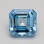 3.01 Ct. Fancy Intense Blue Asscher Lab Grown Diamond