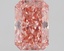1.22 Ct. Fancy Vivid Pink Radiant Lab Grown Diamond