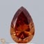 1.02 Ct. Fancy Vivid Orange Pear Lab Grown Diamond