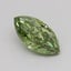 0.33 Ct. Fancy Vivid  Green Marquise Lab Grown Diamond