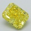 2.27 Ct. Fancy Vivid Yellow Radiant Lab Grown Diamond