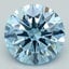 2.01 Ct. Fancy Vivid Blue Round Lab Grown Diamond
