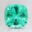 7.4mm Cushion Colombian Emerald