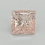 1.55 Ct. Fancy Intense Pink Princess Lab Grown Diamond