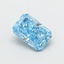 1.04 Ct. Fancy Vivid  Blue Radiant Lab Grown Diamond