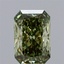 2.14 Ct. Fancy Vivid Green Radiant Lab Grown Diamond