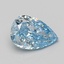 2.03 Ct. Fancy Vivid Blue Pear Lab Grown Diamond