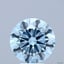 3.50 Ct. Fancy Vivid Blue Round Lab Grown Diamond