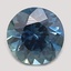 6.1mm  Blue  Round   Sapphire