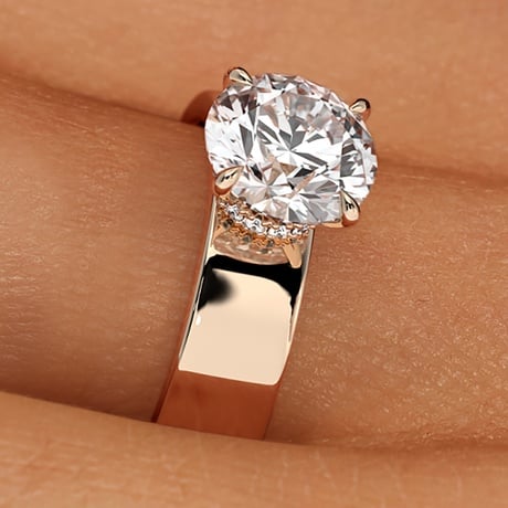 14K Rose Gold Alden Diamond Ring